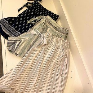 3 Piece Linen Short Bundle